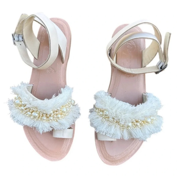 Free People Sun Peaks Embellished Sandals, 38.5 (8.5) NWT - Picture 3 of 3